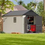 Patiowell 8x10 FT Plastic Shed Outd