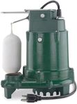 Zoeller Pro Series 1052 w/ Non-Clogging Vortex Impeller, Moves 48 Gallons Per Minute, 1/3HP 115-Volt Cast Iron Submersible Sump Pump