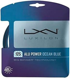 LUXILON WR8309501125 Tennis String ALU Power Ocean Blue 125 (Alpower Ocean Blue 125), Blue x Purple