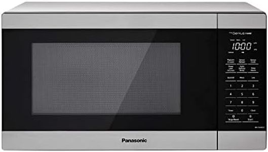 Panasonic NN-SU66LS 1100W with Genius Sensor Cook and Auto Defrost Countertop Microwave Oven, 1.3 cu ft, Stainless Steel