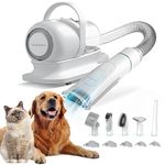 Neakasa Self Cleaning Dog Grooming Kit Professional, 13000Pa P1 Pro Dog Vacuum Groomer, Dog Grooming Clippers Corded for Thick Short Long Hair, Dog Cat Brushes for Grooming Shedding, Silent