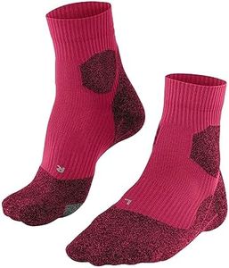 FALKE Women's RU Trail Stabilizing Running Socks, Rose, 8-9