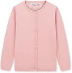 CUNYI Girls Crewneck Cardigan Light