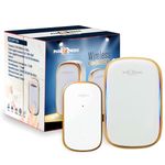 Pick Ur Needs Wireless Door Bell Kits Chime for Home,Office With LED Light 150 Meter Range 38 Ringtones 5 Levels Volume