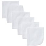 GERBER Washcloth, White, 6-Count