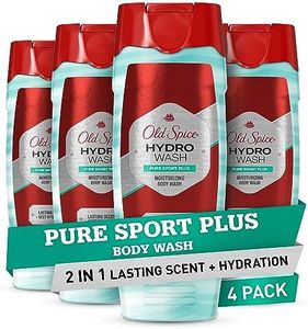 Old Spice Hydro Body Wash for Men, Pure Sport Plus Scent, Hardest Working Collection, 16.0 oz (Pack of 4)