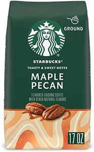 Starbucks Ground Coffee, Maple Pecan Flavored Coffee, Naturally Flavored, 100% Arabica, 1 bag (17 oz)