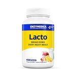 ENZYMEDICA - Lacto (30 Capsules) | Food Intolerance Digestive Enzymes Supplements | Maximum Lactose Digestive Enzymes Blend for Dairy Intolerance, Nutrient Supplements, Gut Health Supplement, Vegan