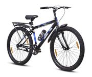 Hero Next 2.0 IBC: Single-Speed Hardtail Steel Bike with V-Brakes, Rigid Suspension, and Unisex Design (Blue & Black, 26T)