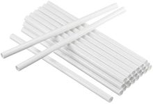 24 Pieces Plastic White Cake Dowel 