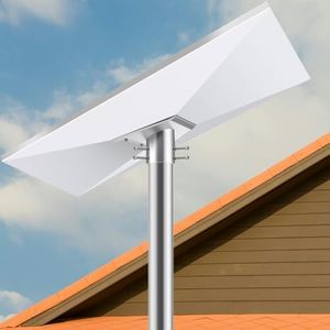 Heavy-Duty Starlink Gen 3 Mount Adapter, Blizzard-Resistant Aluminum Alloy, Fits Most Poles, Compatible with STARLINK Standard Dish, V3 Kickstand Dishy, Universal Pole Adapter Kit for Roof Wall RV
