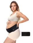 HOFISH Belly Band for Pregnant Women Maternity Support Belt Pregnancy Belly Support Band - Pregnancy Must Haves - Relieve Abdomen, Waist, Back, Pelvic & Hip Pain（Includes extender）