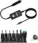 Okjew Adjustable Voltage Car Charger Adapter – 3V/4.5V/5V/6V/7.5V/9V/12V Universal DC Power Supply with 7 Plug Tips for Portable DVD Players, Dash Cams, GPS, Speakers, Tablets & More