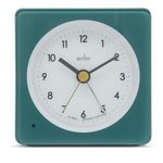 Acctim Barber Analogue Alarm Clock Smartlite® Crescendo Easy Set Alarm Storm Blue