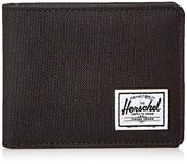 Herschel Unisex's Hank 钱包행크 Rfidhank Rfidهانك ار اف اي ديrfid Hankhank RFID Bi-Fold Wallet, Black/Black Synthetic Leather, One Size