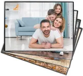 Juvale 4 Pack Magnetic Photo Frames