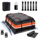 Rooftop Cargo Carrier, ACRSIKR 21 Cubic Feet Waterproof Car Roof Top Bag Storage Cartop Luggage Carries