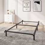 THEOCORATE Twin Bed Frame, 7 Inch Metal Platform Bed, Heavy Duty for Box Spring, Mattress Foundation, 9-Leg Support, Noise-Free, Easy Assembly