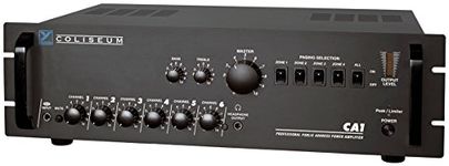 Yorkville CA1 Amplifier 70 Volt 6 Channel Public Address Amp Rack Mountable Steel Chassis Black