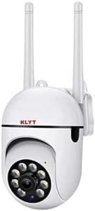 KLYT Wireless IP CCTV Security Camera Light Vision, TP6 Night Vision Remote Indoor 1080p V380 Pro App 360 Degree Watch Live Streaming Mini Dome PTZ Camera (K-804)