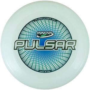 Innova INNmold Glow Pulsar Ultimate Disc 175g – Ultimate Frisbee, Catch Frisbee, Glow in The Dark Frisbee