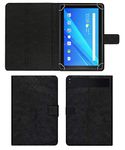 Acm Multi Protective Leather Flip Case with Viewing Stand Compatible with Lenovo tab 4 10 Plus tb-x704l Tablet Front & Back Cover Royal Black