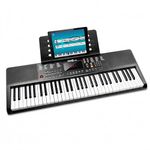RockJam RJ361 61 Key Beginner Digital Piano Keyboard, Portable Electronic Music Keyboard with Sheet Stand, Power Supply, Note Stickers & Lessons