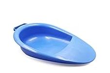 Pepe - Bedpans for Men, Ladies Urinal Bed Pan, Commode Bed Pan for Elderly, Bed Urinal Unisex, Fracture Bedpan, Female Bed Pan with Handle, Portable Bedpan, Male Bedpan Blue