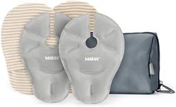 Haakaa Hot & Cold Reusable Breast Therapy Pads-2pk (Suva Grey) Nursing Pads for Breastfeeding Essentials, Improve Milk Flow, Relieve Engorgement, Mastitis & Plugged Ducts