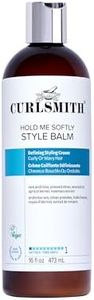 CURLSMITH - Hold Me Softly Style Balm - Vegan Soft Hold Styling Cream for Wavy and Curly Hair, Natural Look (16oz)