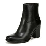 Naturalizer Women's Classic Ankle Boot, Black Leather, 7.5 Wide