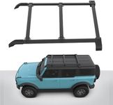 EZREXPM 5PCS Cross Bars Roof Rack Rails Kit Fit for Ford Bronco Hard TOP 2Door & 4Door 2021-2025, Rooftop Luggage Rack Crossbars Cargo Carrier Accessories