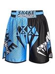 Hansber Kids Boys Girls Muay Thai Shorts Boxing Trunks MMA Cage Fighting Grappling Martial Arts Kickboxing Shorts Type F 7-8