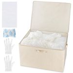 BlissfulAbode Wedding Dress Storage Box - Wedding Dress Preservation Box - Wedding Dress Preservation Kit, HSH1230