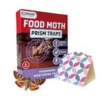 ENTOEND Food Moth Prism Traps - 6 Pack | Highly Effective Pantry Moth Glue Traps Made with Pheromone Bait | Insecticide Free - Suitable for the House, Kitchens and Food Storage | 10+ Months' Supply