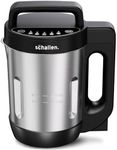 Schallen Electric Soup Maker 1.2L – Stainless Steel Jug & Blade, 800W Heating, 140W Motor, Intelligent Control, Auto Clean, Dry Burn Protection & Overspill Sensor – Ideal for Smooth & Chunky Soups