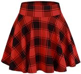 RICHIROBINS Girl's Above Knee Skirt (RRKidsWear2021_Red_7 Years-8 Years)