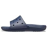 Crocs Unisex Classic Slide, Navy, 11 UK Men/ 12 UK Women