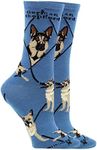 WHD German Shepherd Socks (Blue, Medium)