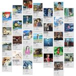 Kitty Cat Paper Studio Ghibli Anime Aesthetic Wall Collage Kit || 30 Unique Poster Set + Free Tape, 4X6In Each, Posters: Dorm, Hostel Essential, Aesthetic Room Decor (Studio Ghibli Movie Album)