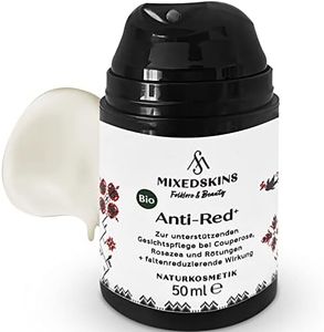 Bio Anti Red Rosacea Cura del viso con effetto anti-invecchiamento. Crema contro arrossamento del viso, prurito, brufoli