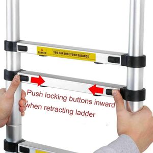 Telescopic Loft Ladder 3.2m – Stainless Steel, Space-Saving Design
