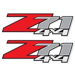 z71 4x4 decals, Bedside sticker for Chevy Truck (2007-2013) 1500 2500 HD (Peel & Stick) Easy Installation