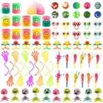 Yumcute 72 PCS Party Bag Fillers for Kids, Assortment of Party Favours for Girls and Boys, Classroom Prizes Goody Loot Bag Pinata Fillers, Kids Party Bag Fillers Kids Party Favours Packs