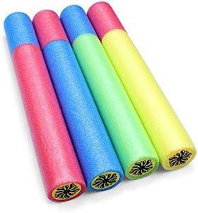 4pcs Colorful Children's Water Gun Series Smoked Pull Type EVA Foam Drawn Water Gun