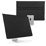 kwmobile Cover Compatible with Apple iMac 24" - 4-in-1 Case for Monitor and Accessories - Black