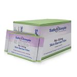 Safe n' Simple Skin Barrier Wipes - 25 Large 5” x 7” Individually Wrapped No-Sting Barrier Film Wipes - Skin Prep Protective Wipes - Bandage Medical Barrier Film for Skin