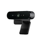 Logitech Brio 4K Pro Webcam, Ultra 4K HD Video Calling, Noise-Canceling mic, HD Auto Light Correction, Wide Field of View, Works with Microsoft Teams, Zoom, Google Voice, PC/Mac/Laptop/Macbook/Tablet