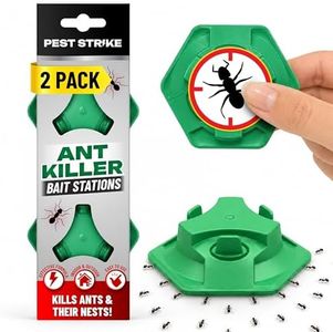 Ant Bait Station - Ready to Use Ant Traps to Destroy Ants and Nest - Neat, Clean and Easy to Use Ant Stop Bait Station for Indoor and Outdoor (2 Pack)
