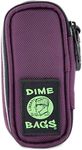 DIME BAGS - Pod Padded Travel Case with Keychain Clip - Protective Water-Resistant Pouch with Padded Interior (5 Inch, Plum)